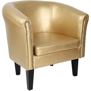 Kreslo Chesterfield, 58 x 71 x 70 cm, zlaté