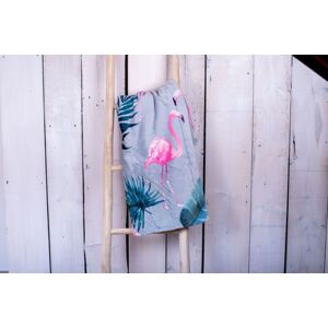 Deka z mikrovlákna 200 x 220 cm, plameniak grey