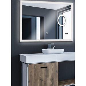 AQUAMARIN Kúpeľňové zrkadlo s LED osvetlením, 100 x 80 cm