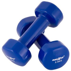 MAXXIVA 85015 sada vinylových činiek 2 x 2,5 kg, modrá