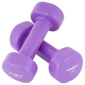 MAXXIVA 85019 sada vinylových činiek 2 x 2 kg, fialová