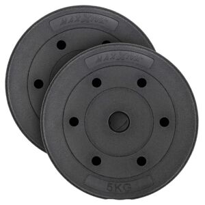 MAXXIVA 86150 sada kotúčov, cementová výplň, čierna, 2 x 5 kg