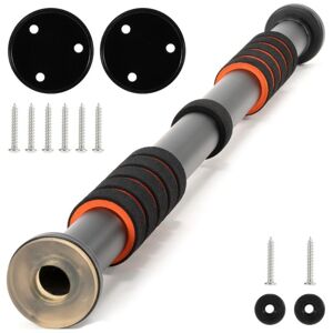 MAXXIVA 91099 Teleskopická hrazda do dverí, čierno-oranžová