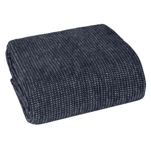 Deka AMBER s vafľovou štruktúrou čierna 200x220