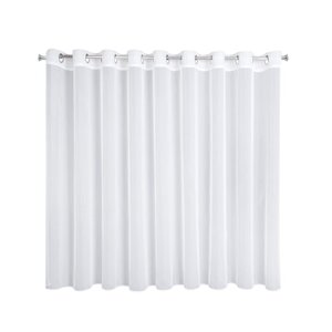Záclona MIREA na krúžkoch biela s lesklou niťou 350x150cm 350x150