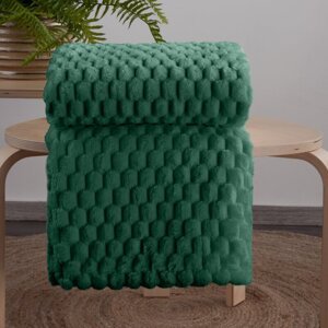 Deka z mikroflanelu CINDY6 tmavozelená 170x210