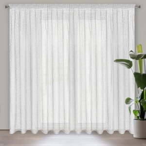 Záclona AMANDA na páske biela 300x270cm 300x270