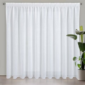 Záclona LANA na páske biela 350x250cm  350x250
