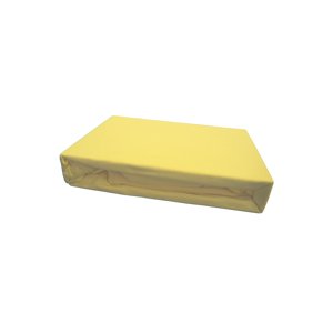 Napínacia plachta JERSEY 90x200 cm žltá 40 90x200