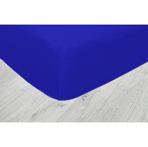 Napínacia plachta JERSEY 90x200 cm tmavomodrá 29 90x200