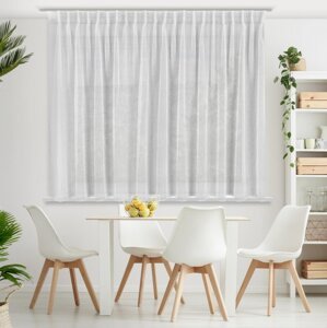 Záclona BELISSA na flex páske biela 300x170 cm 300X170