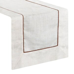 Obrus NATURA 9 s prímesou ľanu 40x140 cm 40x140