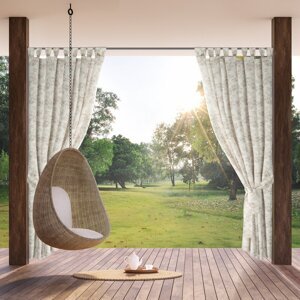 Záves na terasu GARDEN12 na pútkach 155x200 cm krémový 155x200