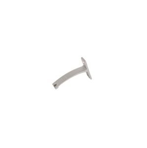 Nástenný držiak LUXOR Inox 120 mm - Jednoduchý strieborná