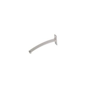 Nástenný držiak LUXOR Inox 180 mm - Jednoduchý strieborná