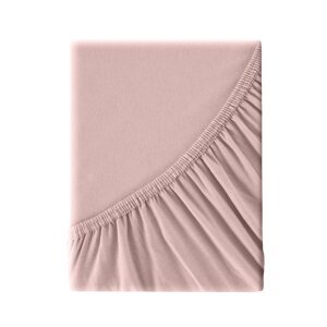 Napínacia plachta JERSEY3 140x200 cm púdrova ružová 140x200