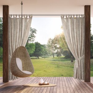 Záves na terasu GARDEN15 na pútkach 155x220 cm púdrový 155x240