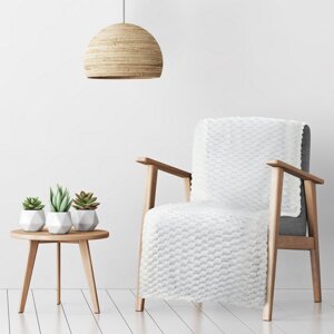 Deka z mikroflanelu CINDY6 70x160cm biela 70x160