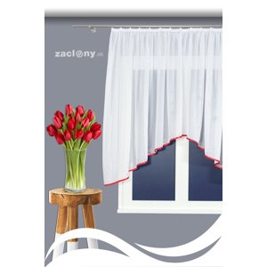 Záclona so stužkou 370x150