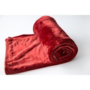 Deka z mikrovlákna SLEEP WELL® tehlová 150x200