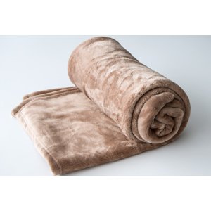 Deka z mikrovlákna SLEEP WELL® oriešková 150x200