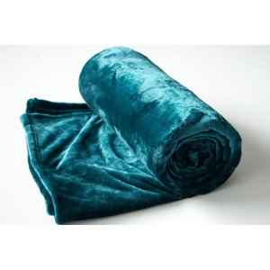 Deka z mikrovlákna SLEEP WELL® tm.modrá 150x200
