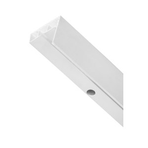 Krycia lišta ku plastovej koľajnici - biela 5 cm 5