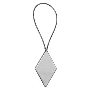 Dekoračný magnet strieborný - krátky strieborná