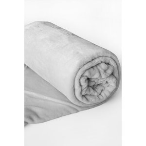 Deka z mikrovlákna SLEEP WELL ® svetlá sivá 150x200