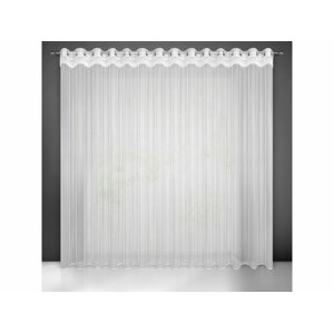 Záclona Sari na krúžkoch biela 350x250 cm 350x250