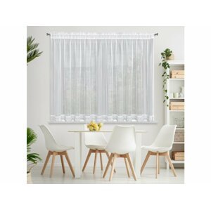 Záclona Sari na páske biela  400x145 cm 400x145