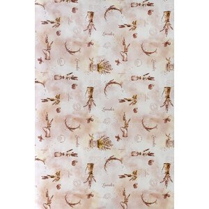 Obrus PVC metráž - Oranžový Lavender 140
