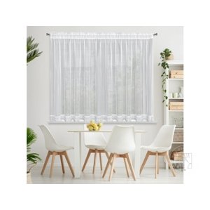 Záclona Sari na páske biela 300x145 cm 300x145