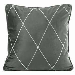 Obliečka na vankúš PIERRE CARDIN MARGO sivá/strieborná 45x45