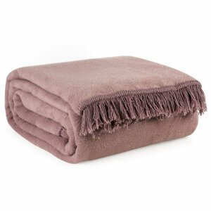 Deka so strapcami AKRYL7 staroružová 150x200