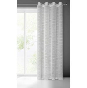 Záclona HANIA na krúžkoch biela 140x250cm 140x250