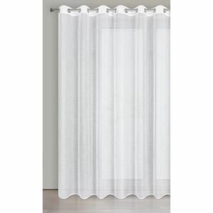 Záclona LENA na krúžkoch biela/strieborná 350x250cm 350x250
