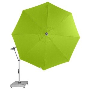 Doppler EXPERT 350P – záhradný slnečník s bočnou tyčou světle zelený (kód farby T841)