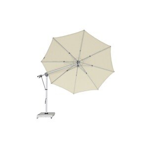 Doppler EXPERT 350P – záhradný slnečník s bočnou tyčou přírodní (slonovinová kost - kód farby T820), 100% polyester