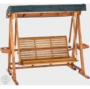 FaKOPA s. r. o. AVANTI III - záhradná hojdačka z teaku 180 cm, teak