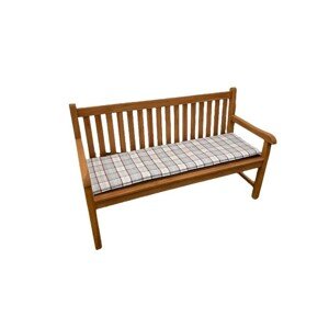 Doppler CASA 4402 - sedák na 3-miestnu lavicu 150 x 45 x 4 cm - bordó (vínový) + béžový, 100 % polyester