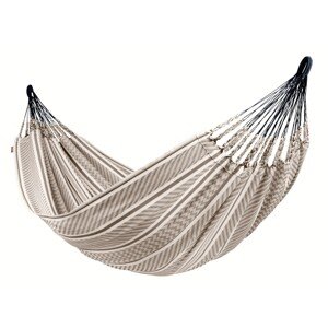 La Siesta Hojdacia sieť FLORA DOUBLE STRIPES - zebra, 100 % organická bavlna