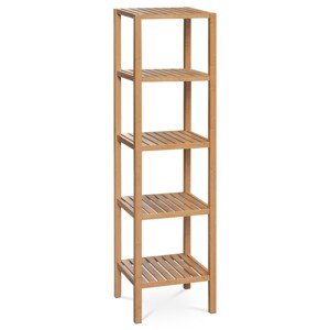 Autronic REGÁL - 5-policový - z masívneho bambusu - výška 140 cm, masív