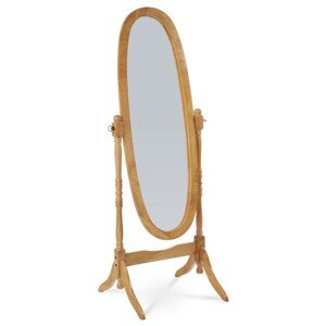 Autronic ZRKADLO - stojace z masívneho kaučukovníka - 151 cm, kaučukovník masív