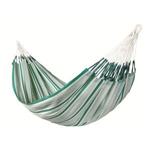 La Siesta MODESTA KINGSIZE PATTERN - hojdacia sieť s veľkým počtom závesných šnúr, ktoré vám zaistia komfort, 100% organická bavlna