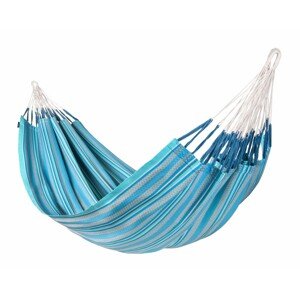 La Siesta Hojdacia sieť MODESTA KINGSIZE PATTERN - azure, 100% organická bavlna