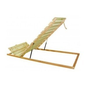 Texpol PRO H NOŽNÝ VÝKLOP - latový polohovateľný rošt s nosnosťou 150 kg 85 x 195 cm, smrekové laty + bukové nosníky