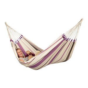 La Siesta Hojdacia sieť CARIBEŇA SINGLE - purple, bavlna + polyester