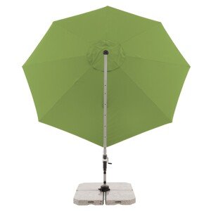 Doppler ACTIVE 370 cm - výkyvný záhradný slnečník s bočnou tyčou světle zelený (kód farby 836)