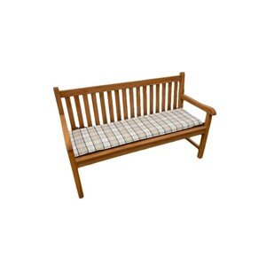 Doppler CASA 4401 - sedák na 3-miestnu lavicu 150 x 45 x 4 cm - modrý + béžový + antracit, 100 % polyester